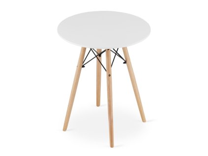 3366 ett stol okragly 60 cm bialy rzut 3 z gory