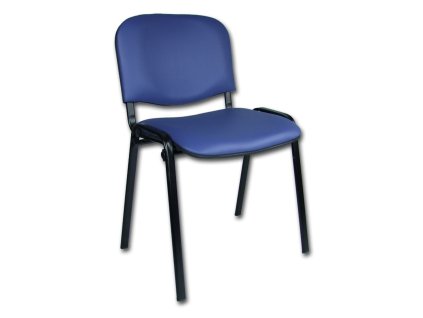 Konferenční židle ISO eko-kůže (Barevná varianta Modrá D4 EKO)