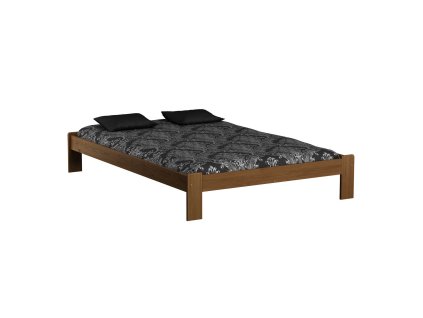 Postel ADA 140x200cm z masivu borovice (Barva dřeva Dub)