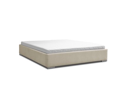 Postel JAXON 16 STANDARD 180x200 cm - stříbrné nohy (Barevná varianta Krémová)
