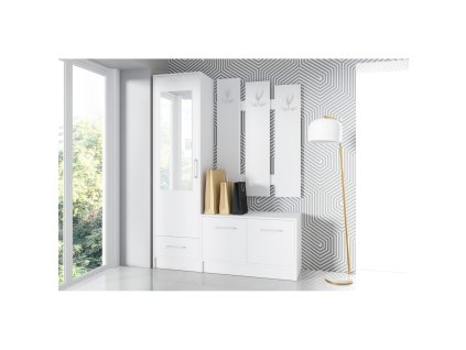 Předsíňová stěna MAXI (Barevná varianta Bílá)