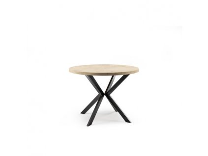 Jídelní stůl ELA 120 cm - dub sonoma/černá