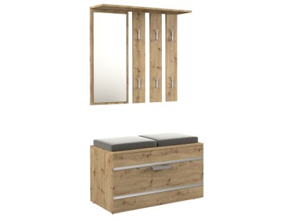 Předsíňová stěna s botníkem OPAL dub artisan