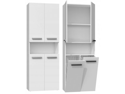 szafka lazienkowa nel dk 2k 60cm biel mat