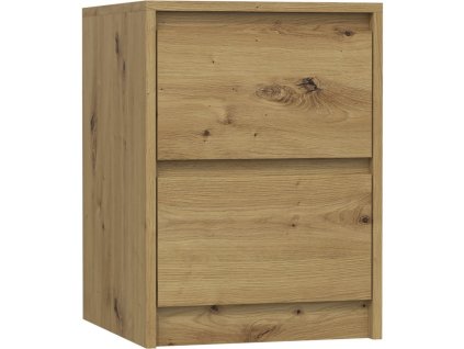 szafka w2 stolik nocny 2 szuflady bialy mat