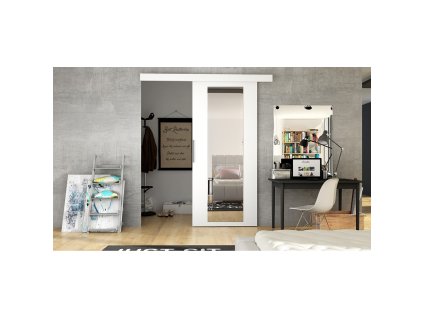 Posuvné Dveře Leo IV (Barevná varianta Bílý mat)