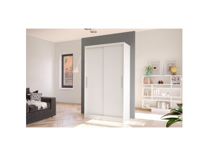 Šatní skříň COSTA I šířka 100 cm (Barevná varianta Bílá)