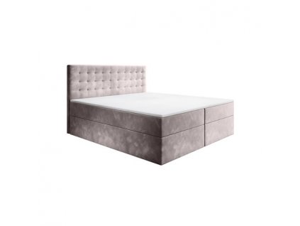 Čalouněná postel BARI šedá rozměr 140x200 cm