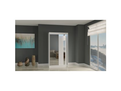 Kvalitní Šatní Skříň Gracja 150 cm (Barevná varianta Bílá)