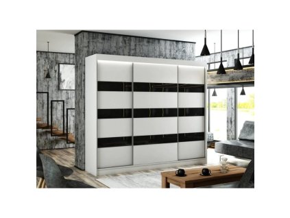 Kvalitní Šatní Skříň Solit 250 cm (Barevná varianta skříně Dub Craft)
