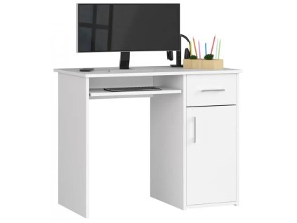 biurko pin biale wolnostojace