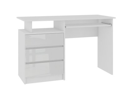 biurko clp biale akryl wysoki polysk wolnostojace 3