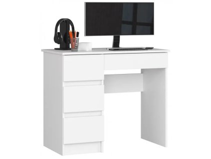 biurko komputerowe a 7 biale lewe