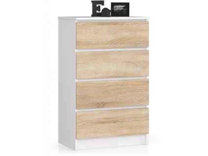 komoda k60 3sz biala sonoma