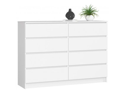 komoda k140 8sz biala