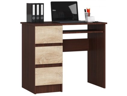 biurko komputerowe a 6 wenge lewe