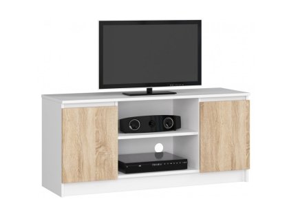 TV stolek RTV K120 bílá/dub sonoma