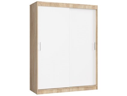 szafa przesuwna 150cm clp mono sonoma biala