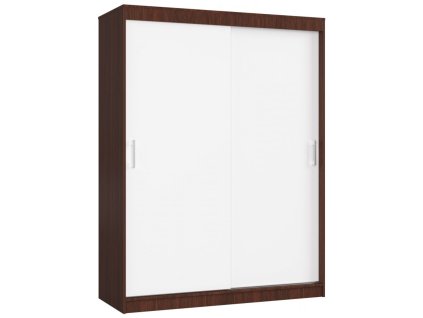 szafa przesuwna 150cm clp mono wenge biala