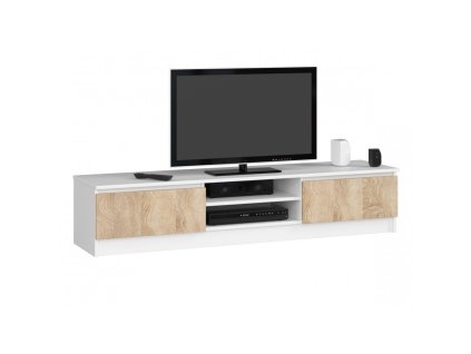 TV stolek RTV 160 bílá/dub sonoma