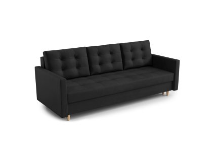 Velká rozkládací pohovka SAWA (Barevná varianta Černá)