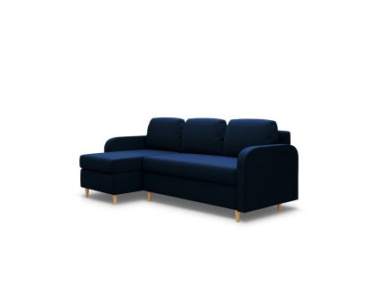 Rozkládací rohová sedací souprava MIRTO (Barevná varianta Modrá)