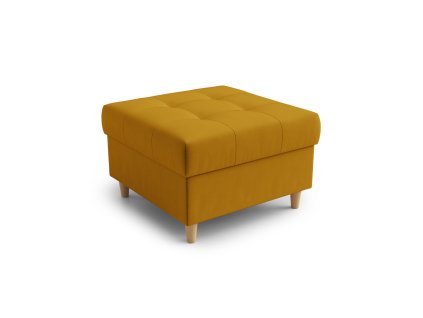 Skandinávská podnožka 67x67 cm prošívaná (Barevná varianta Žlutá)