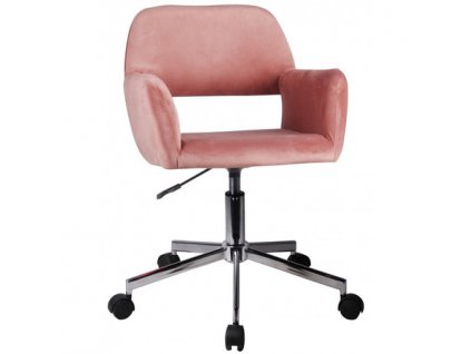 Otočná židle FD-22, růžová
