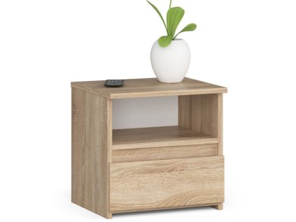 szafka nocna cl1 40 cm 1 szuflada dab sonoma