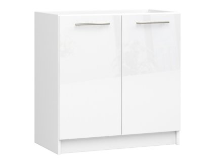 szafka kuchenna pod zlewozmywak oliwia s 80cm biala bialy polysk