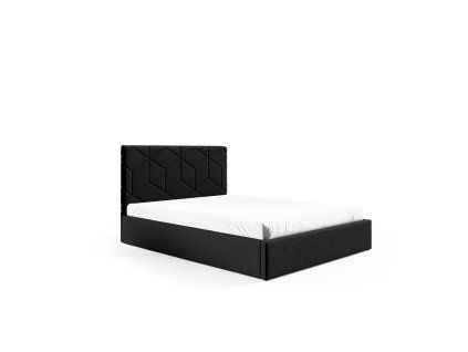 Postel LUCY 10 160x200 cm (Barevná varianta Černá)
