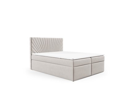 Postel 71 140x200 cm s úložným prostorem (Barevná varianta Krémová)