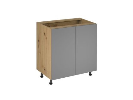 Kuchyňská skříňka LANGEN D80 (Barevná varianta Dub artisan/béžová)
