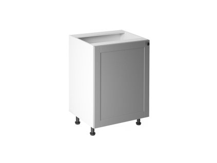 Kuchyňská skříňka LINEA D60-P/L (Barevná varianta Bílá-šedá)
