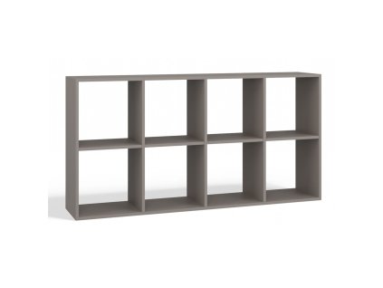 Regál MALAX 2x4 - šedá