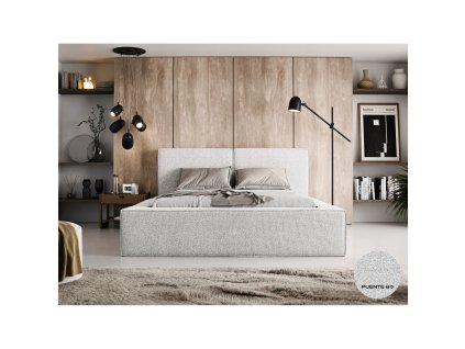 Čalouněná postel PIAVE rozměr 140x200 cm (Barevná varianta Šedá I)