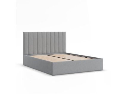 Čalouněná postel POLLA 180x200 cm s roštem (Barevná varianta Šedá I)