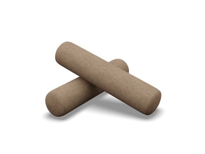 Set polštářů Válec - LUX (Barevná varianta Hnědá)