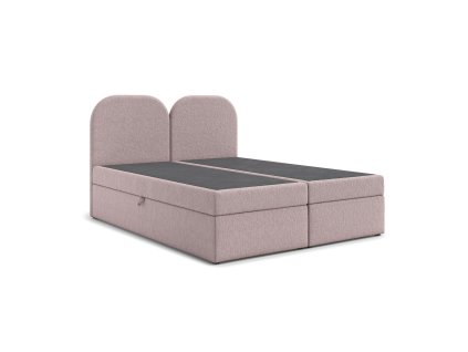 Čalouněná postel COMO s úložným prostorem 140x200 cm (Barevná varianta Růžová)