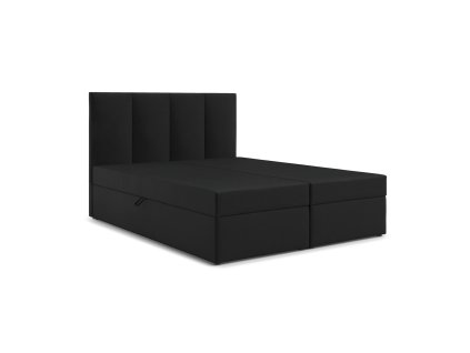 Čalouněná postel VINI s úložným prostorem 140x200 cm (Barevná varianta Černá)
