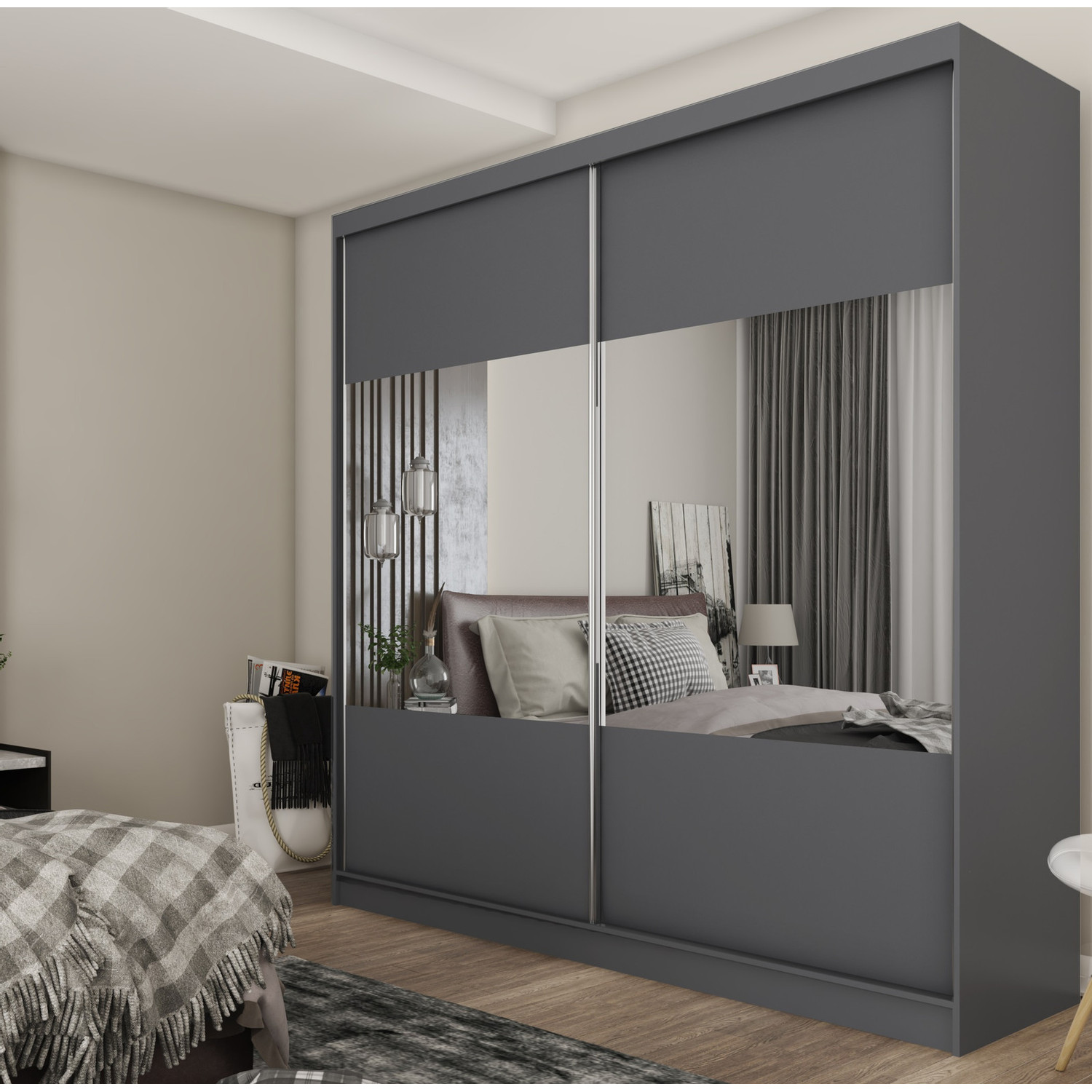 Kvalitní Šatní Skříň Celeste 200 cm