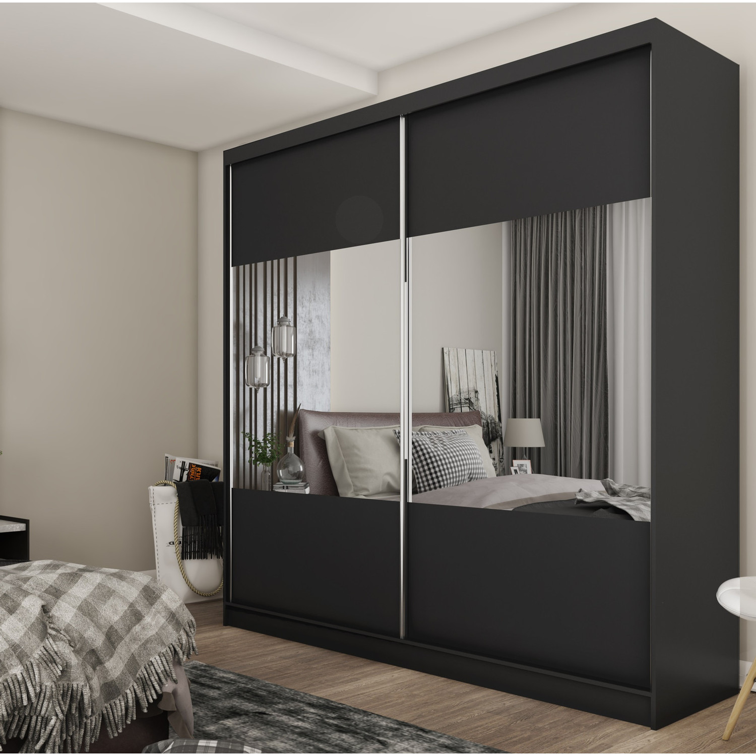Kvalitní Šatní Skříň Celeste 200 cm