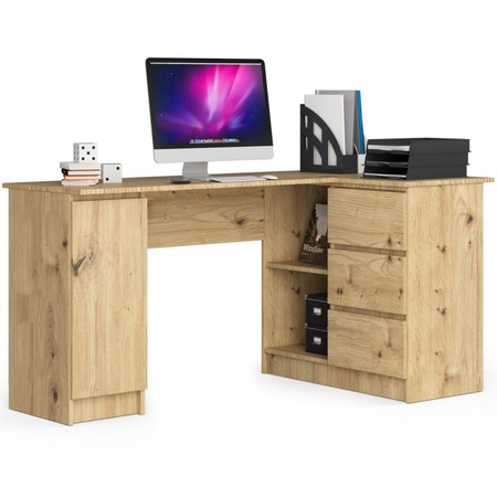  Počítačový stůl B20 155 cm pravá dub artisan