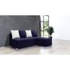 Rozkládací rohová sedačka FILIP 1 (Barevná varianta Tmavě modrá)