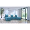Rozkládací rohová sedací souprava FILIP 3 (Barevná varianta Světle modrá)