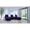 Rozkládací rohová sedací souprava FILIP 3 (Barevná varianta Světle modrá)