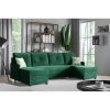 Rozkládací rohová sedací souprava 108U DAVID (Barevná varianta Zelená)