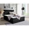 Postel 70 GARD 200x200 cm s úložným prostorem (Barevná varianta Černá)