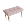 Lavice SKANDINAVSKÁ 80x40 cm (Barevná varianta Růžová)