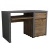 Psací stůl Montana B1 (Barevná varianta Dub lefkas / šedá)